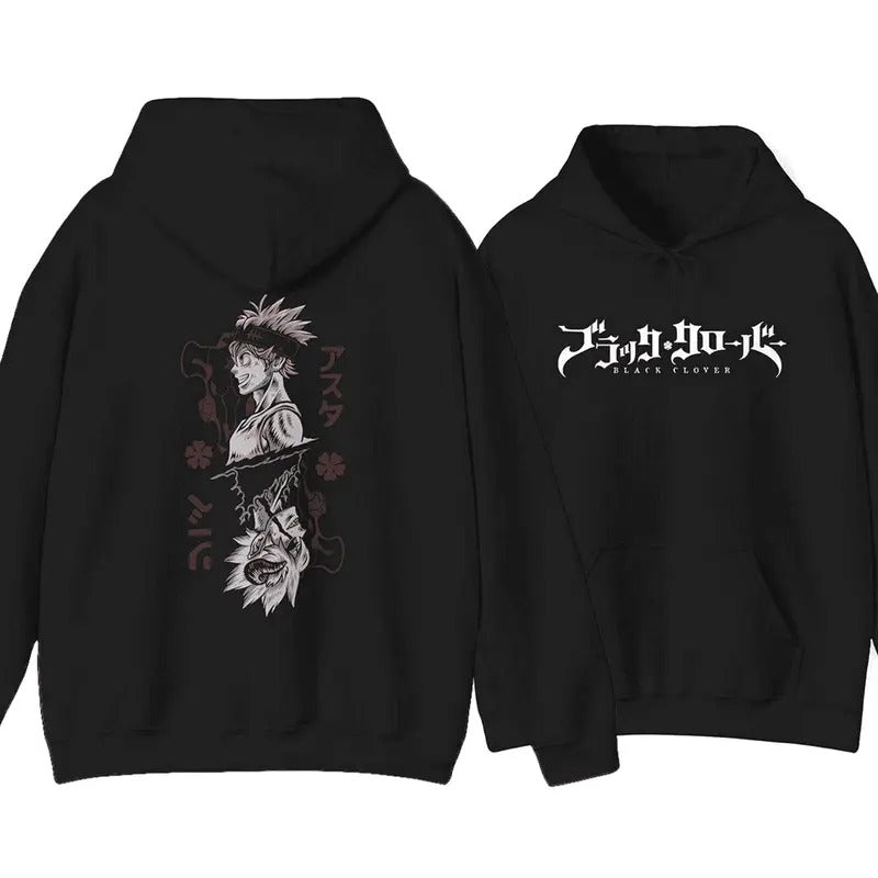 Asta Hoodie, Black Clover, Both Sides, Unisex Men Women Hoodie Japanese Anime For Otakus, Gift, Gift For Anime Fan,...