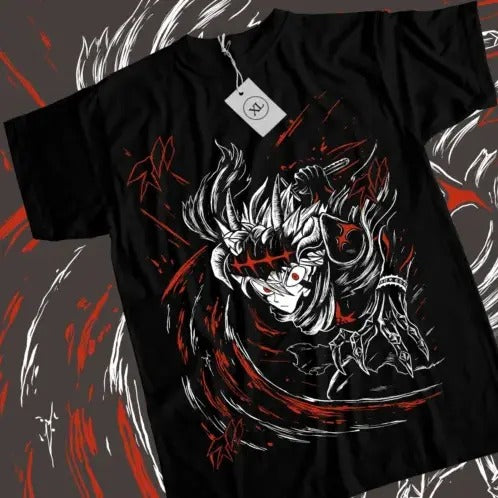 Asta Yuno T-shirt Black Clover Top Anime Manga Girl Gifts Black Shirt All Size Hoodie, Sweatshirt | HypeCrazeTee.com