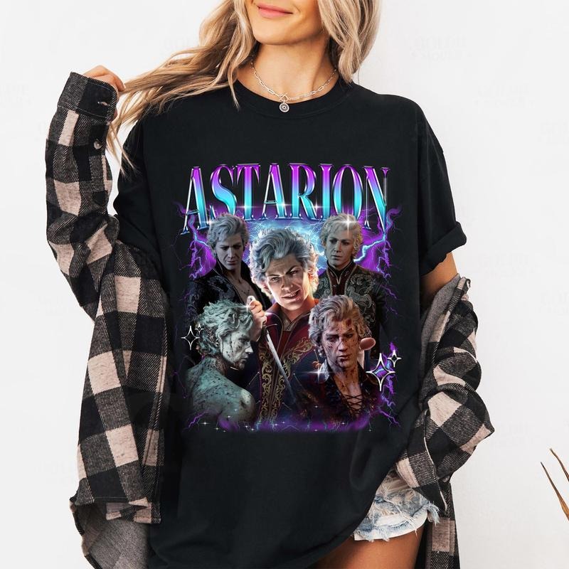 Astarion Baldurs Gate 3 Vintage T-Shirt, Gift For Women and Man Unisex T-Shirt Hoodie, Sweatshirt | HypeCrazeTee.com