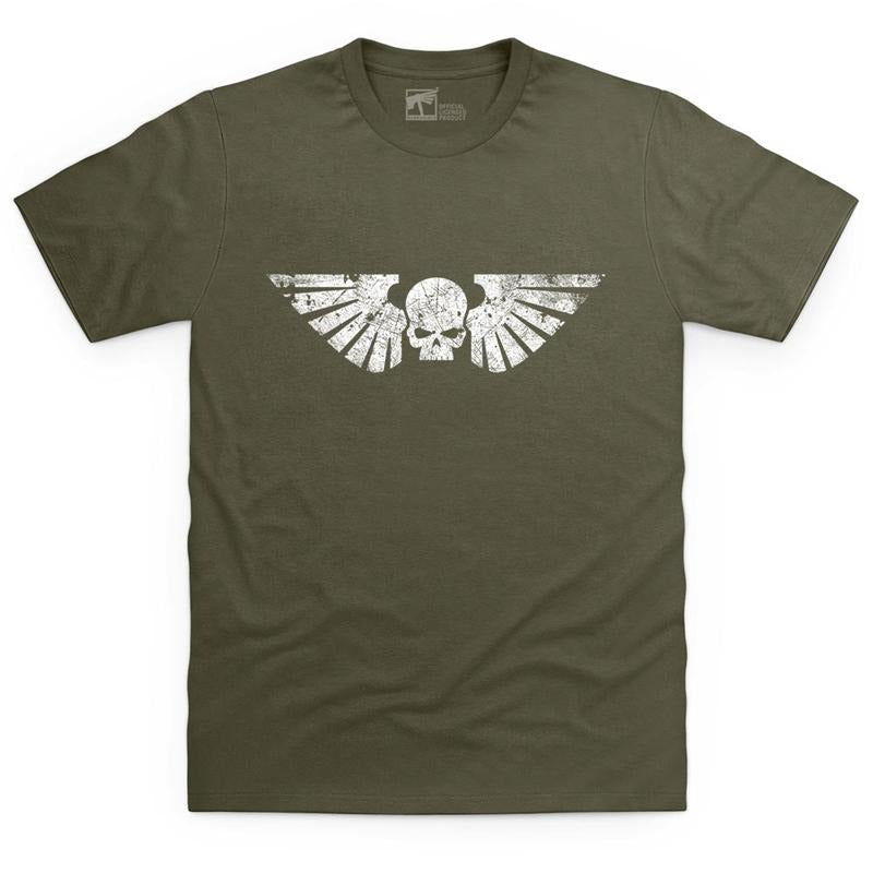 Astra Militarum Battleworn Insignia T Shirt - WARHAMMER MERCH Hoodie, Sweatshirt | HypeCrazeTee.com