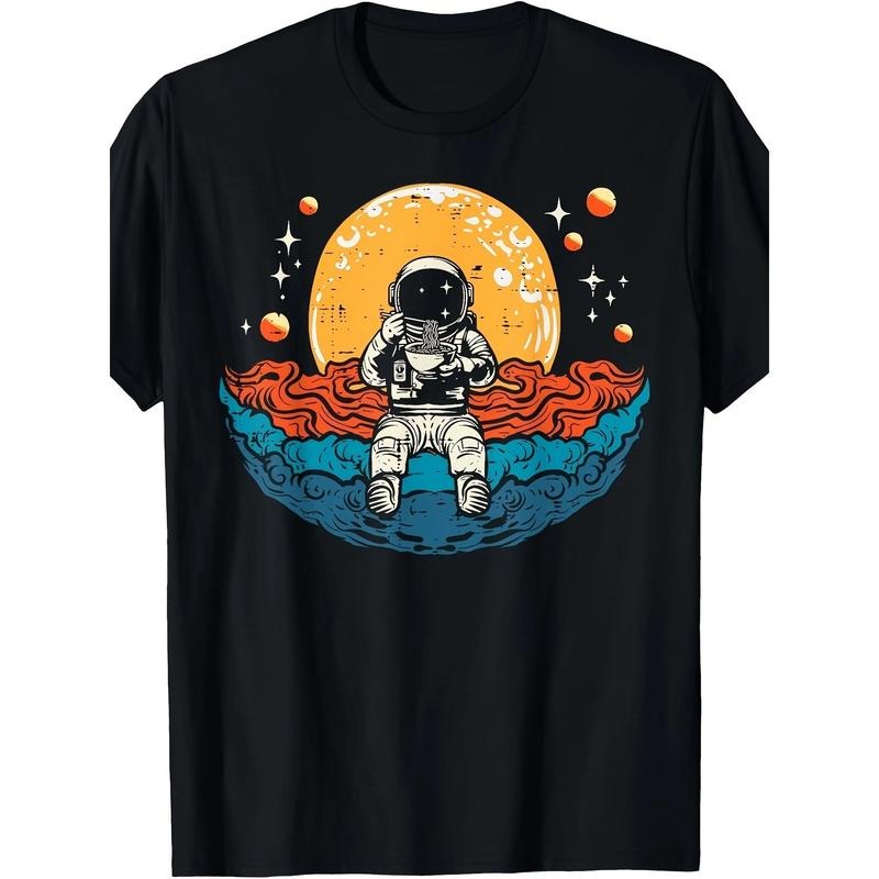 Astronaut Ramen Bo Space Noodle T-shirt Made in USA Hoodie, Sweatshirt | HypeCrazeTee.com
