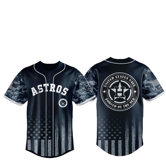 Astros US Navy Military Jersey 2025 - Grishko.com