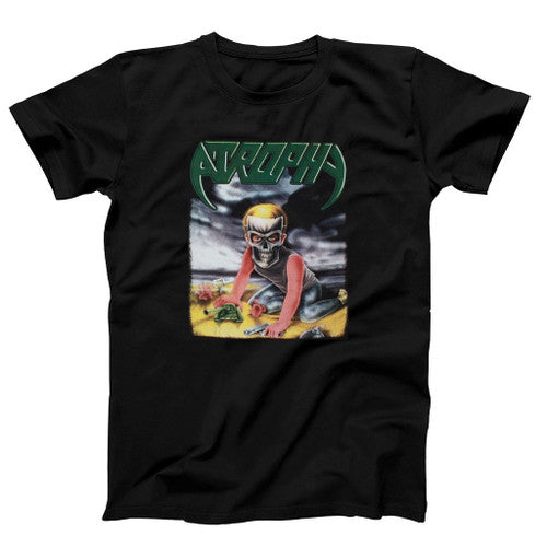 Atrophy Violent By Nature Tour 1990 Thrash Exumer Deathrow Man's T-Shirt Tee