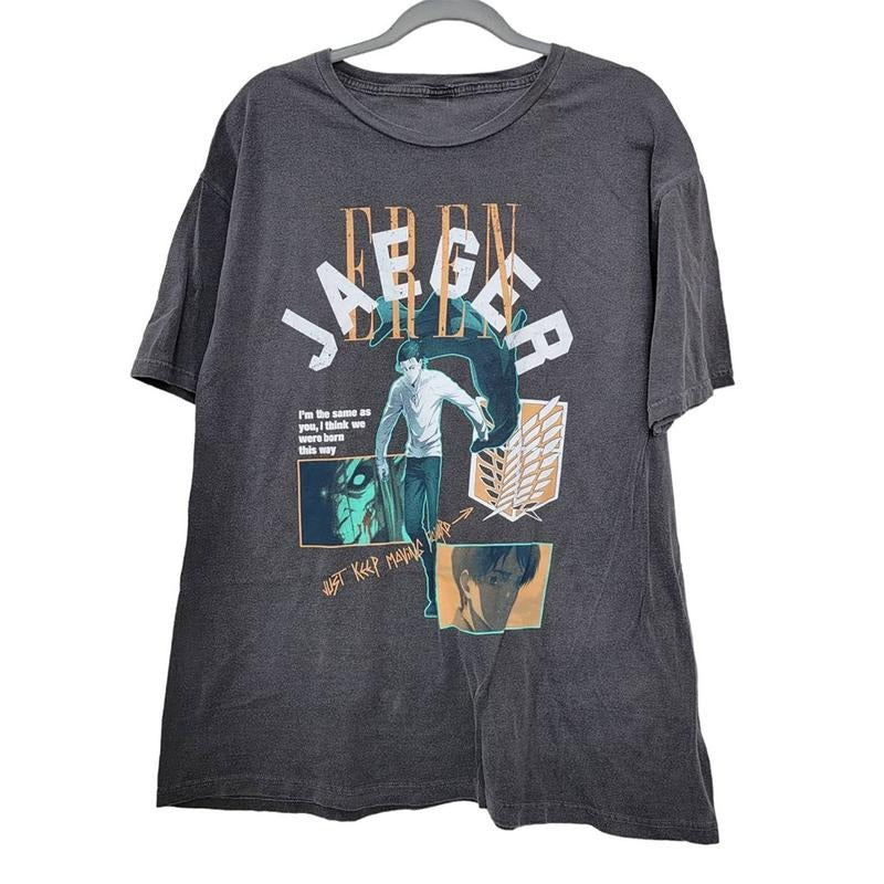 Attack on Titan Final Season Eren Jaeger Graphic Cotton Tee Shirt Hoodie, Sweatshirt | HypeCrazeTee.com