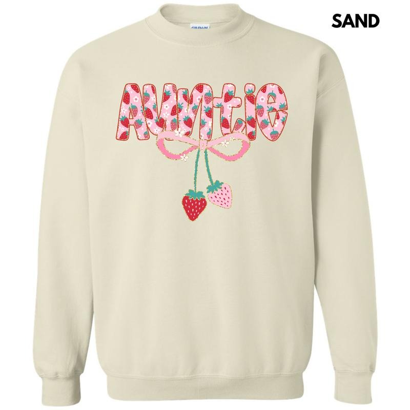 Auntie Strawberry Coquette Sweatshirt 'NLB' T-Shirts, Hoodie | HypeCrazeTee.com
