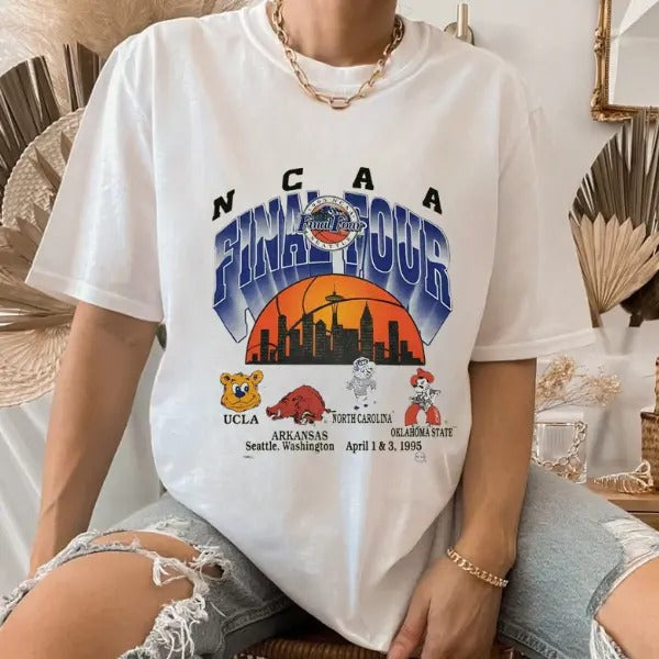 Authentic Classic 1995 NCAA Final Four Unisex T-Shirt - Menswear Top Hoodie, Sweatshirt | HypeCrazeTee.com