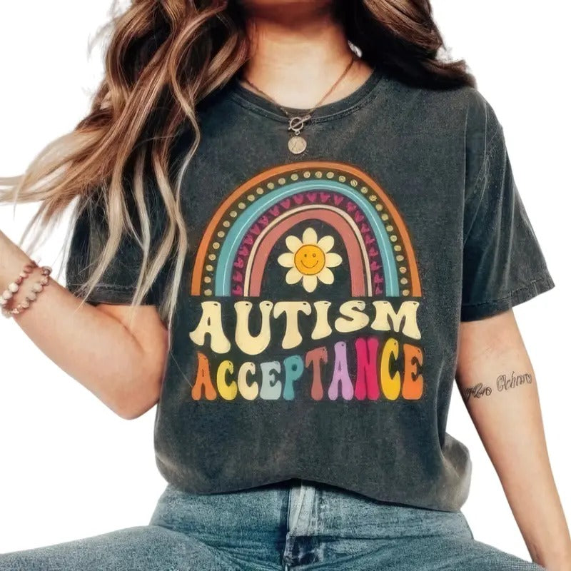 Autism Acceptance Awareness & Support T-Shirts, Hoodie, Sweatshirt