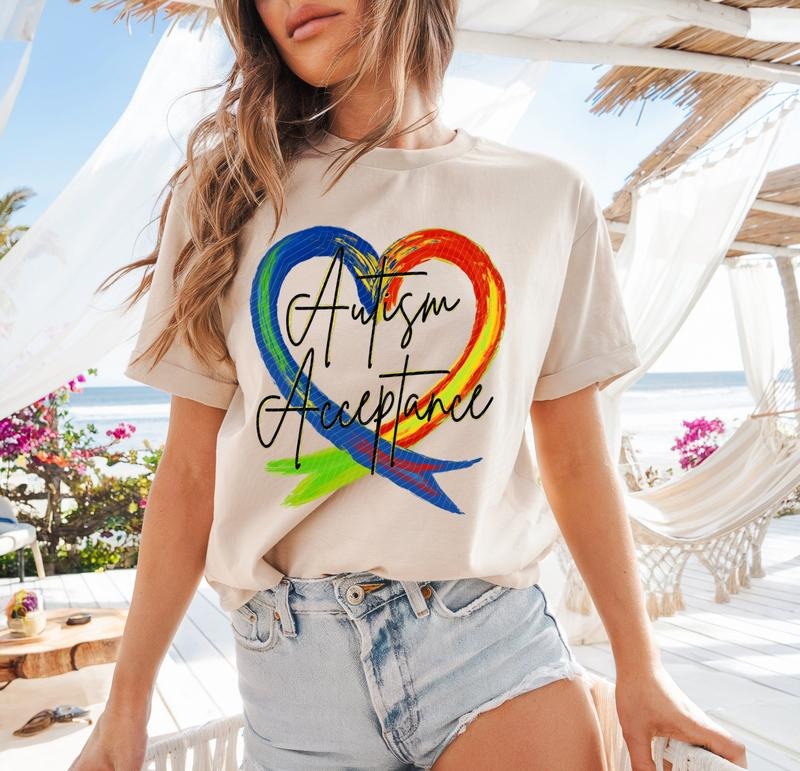 Autism Acceptance DTF Transfers - THIS IS NOT A SHIRT Hoodie, Sweatshirt | HypeCrazeTee.com