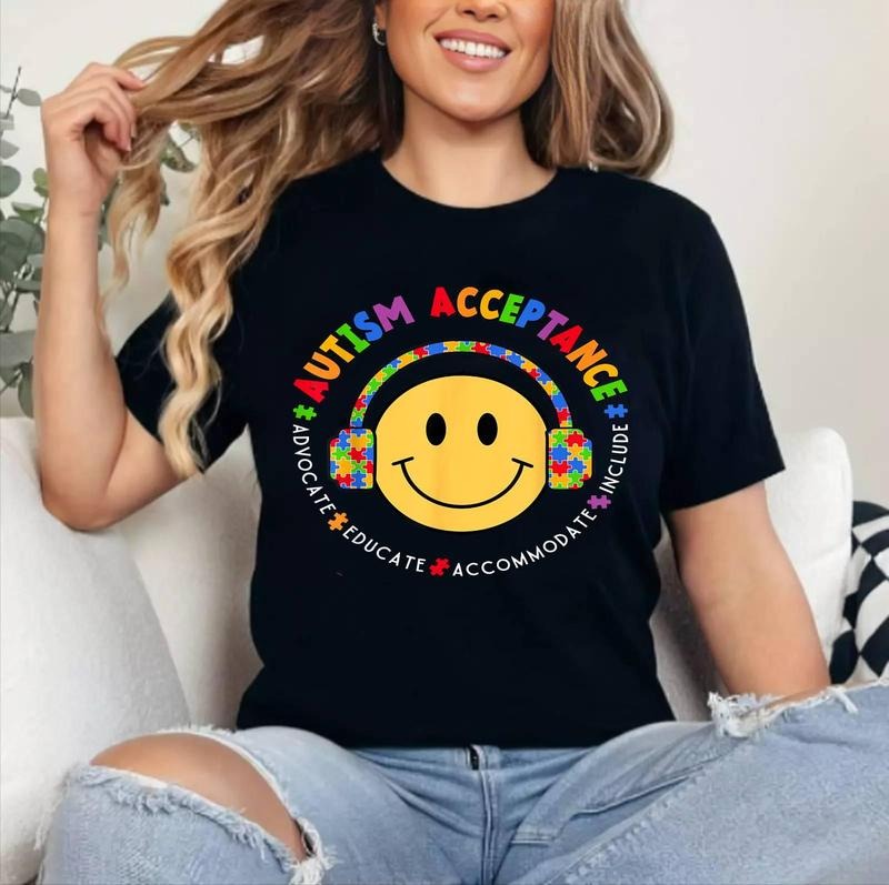 Autism Awareness Acceptance Special Education Teacher T-Shirt ,Unisex Cotton, Top Womenswear Hoodie, Sweatshirt