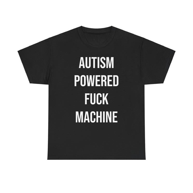 Autism Powered Tee - Funny Cotton Streetwear Tshirt, Unisex Cotton Graphic Shirt Casual Hoodie, Sweatshirt | HypeCrazeTee.com