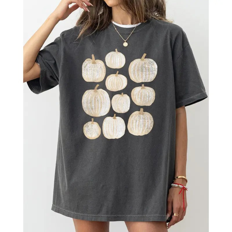 Autumn Pumpkins, Simplicity, Fall, Thanksgiving, Halloween Shirt, Women's Comfort Color Tee, Tshirt Hoodie, Sweatshirt