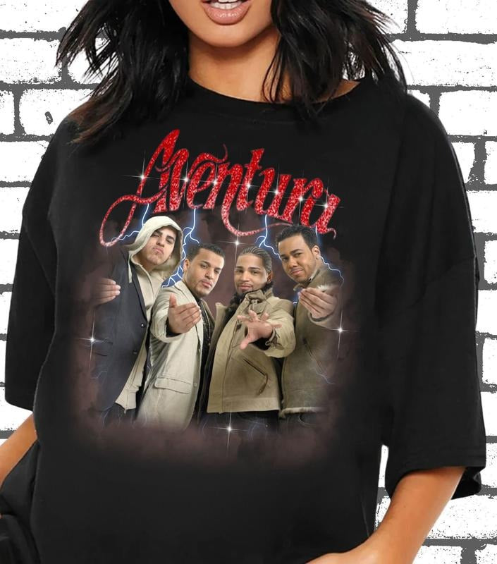 Aventura Tour Shirt, Aventura Bachata Graphic T Shirt, Unisex Shirt, Aventura Concert Group Shirt, Romeo Santos Shirt,...