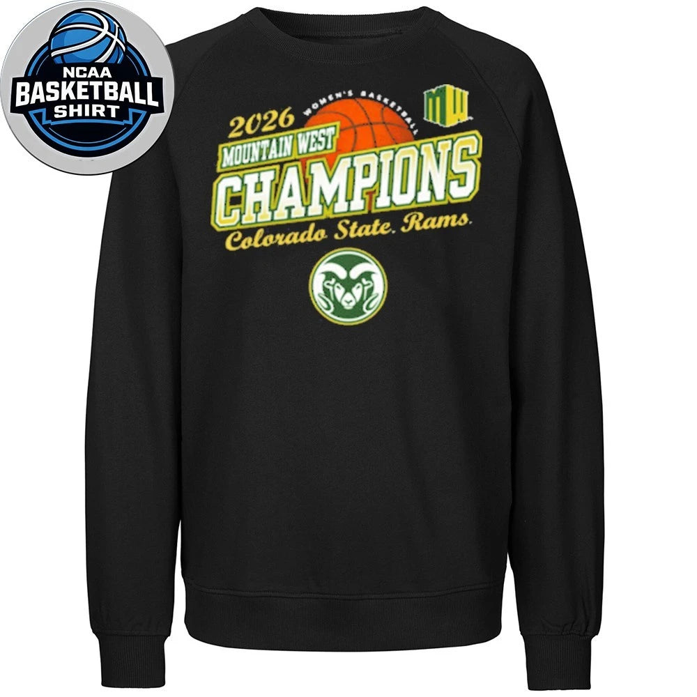 Awesome Colorado State Rams Women’s Basketball 2026 Mountain West Tournament Champions T-Shirt