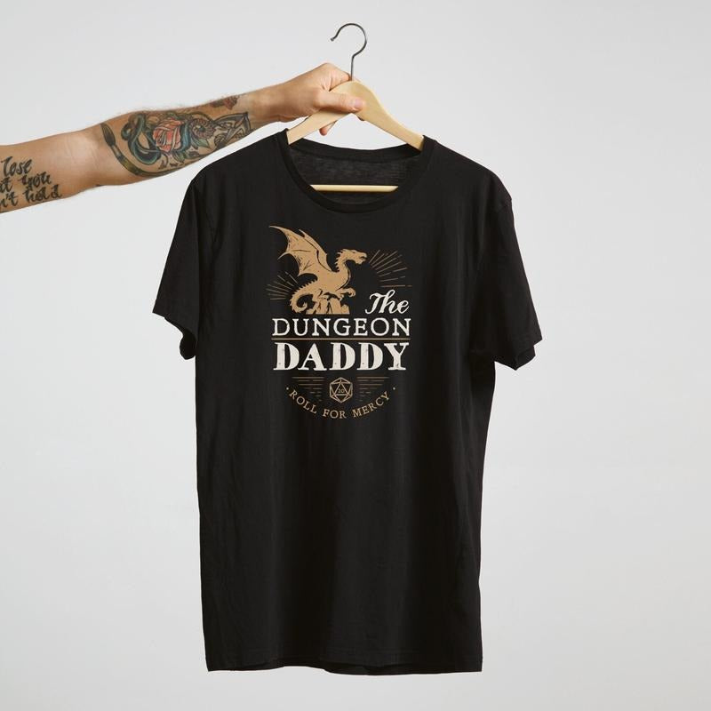 Awesome Dungeon Daddy DnD Shirt - Roleplaying Shirt - Dungeons and Dragons Shirt