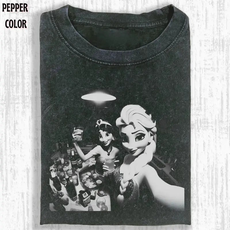 BAD PRINCESS SHIRT, VINTAGE Movies T-Shirt, Funny Graphic Tees, Vintage Men's Top