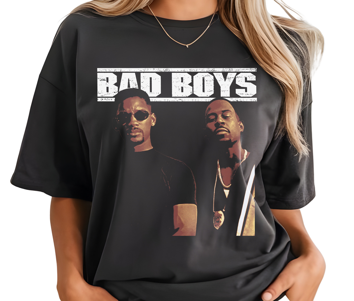 Bad Boys Movie T-Shirt - Iconic 90s Action Comedy Tee - Will Smith & Martin Lawrence Vintage Graphic Shirt - Soft Cotton Fan Apparel