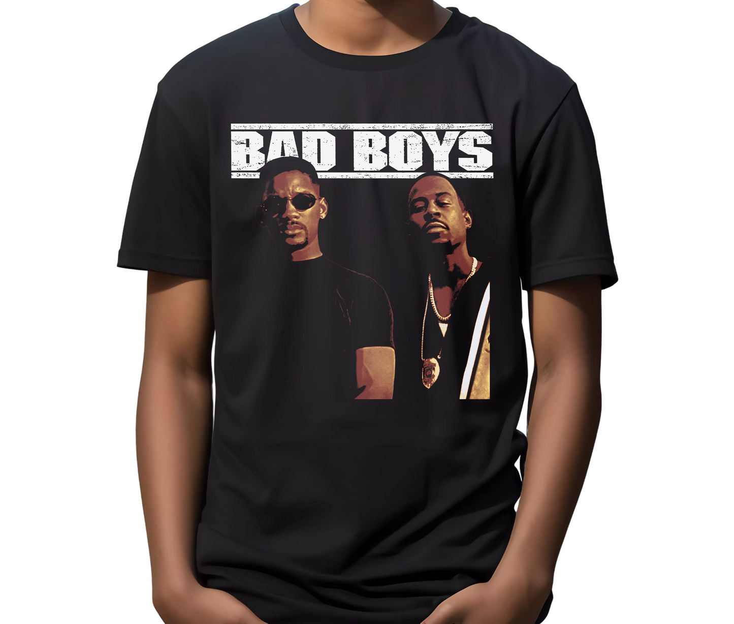 Bad Boys Movie T-Shirt - Iconic 90s Action Comedy Tee - Will Smith & Martin Lawrence Vintage Graphic Shirt - Soft Cotton Fan Apparel