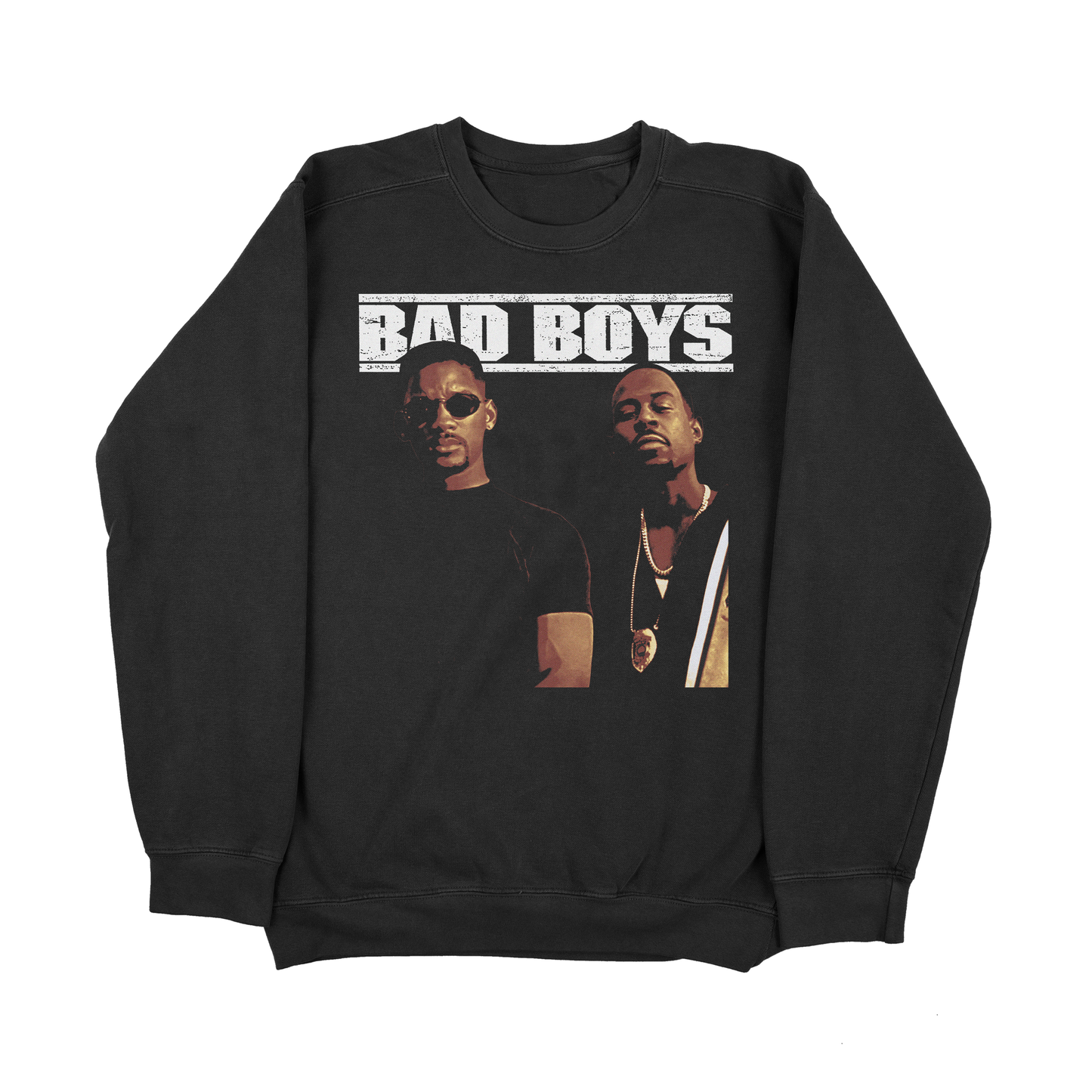 Bad Boys Sweatshirt - Cozy 90s Movie Sweatshirt - Will Smith & Martin Lawrence Vintage Crewneck - Heavyweight Fleece Fan Apparel