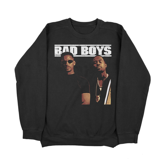 Bad Boys Sweatshirt - Cozy 90s Movie Sweatshirt - Will Smith & Martin Lawrence Vintage Crewneck - Heavyweight Fleece Fan Apparel