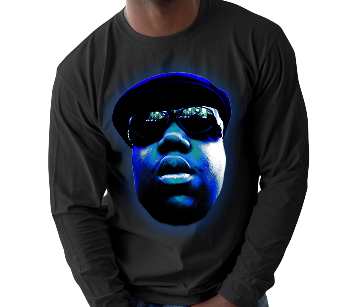 Biggie Smalls The Notorious B.I.G. Vintage Rap Long Sleeve T-Shirt – Music Icon Shirt, Hip Hop Streetwear, Unisex Gift for Rap Fans