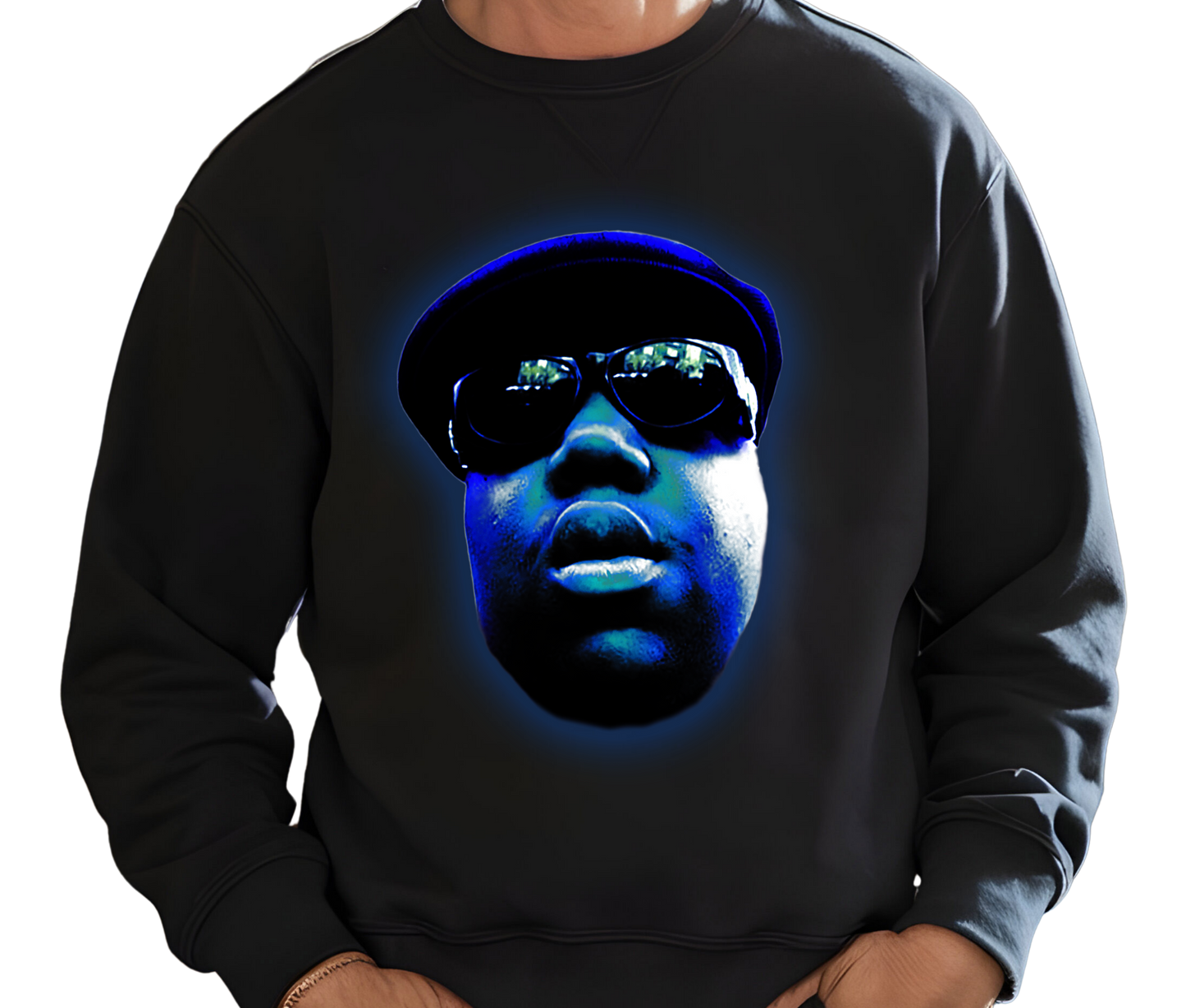 Biggie Smalls The Notorious B.I.G. Vintage Rap Sweatshirt – Music Icon Sweater, Hip Hop Streetwear, Unisex Gift for Rap Fans