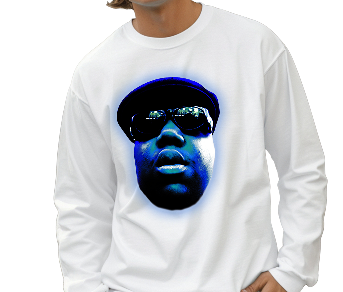 Biggie Smalls The Notorious B.I.G. Vintage Rap Long Sleeve T-Shirt – Music Icon Shirt, Hip Hop Streetwear, Unisex Gift for Rap Fans