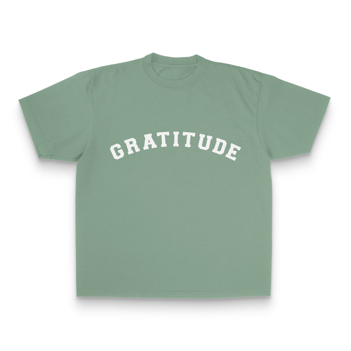 Gratitude Tee - Light Green Style001