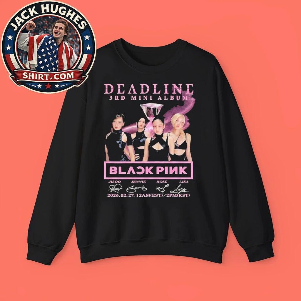 BLACKPINK Deadline 3rd Mini Album Signatures 2026 02 27 T-Shirt