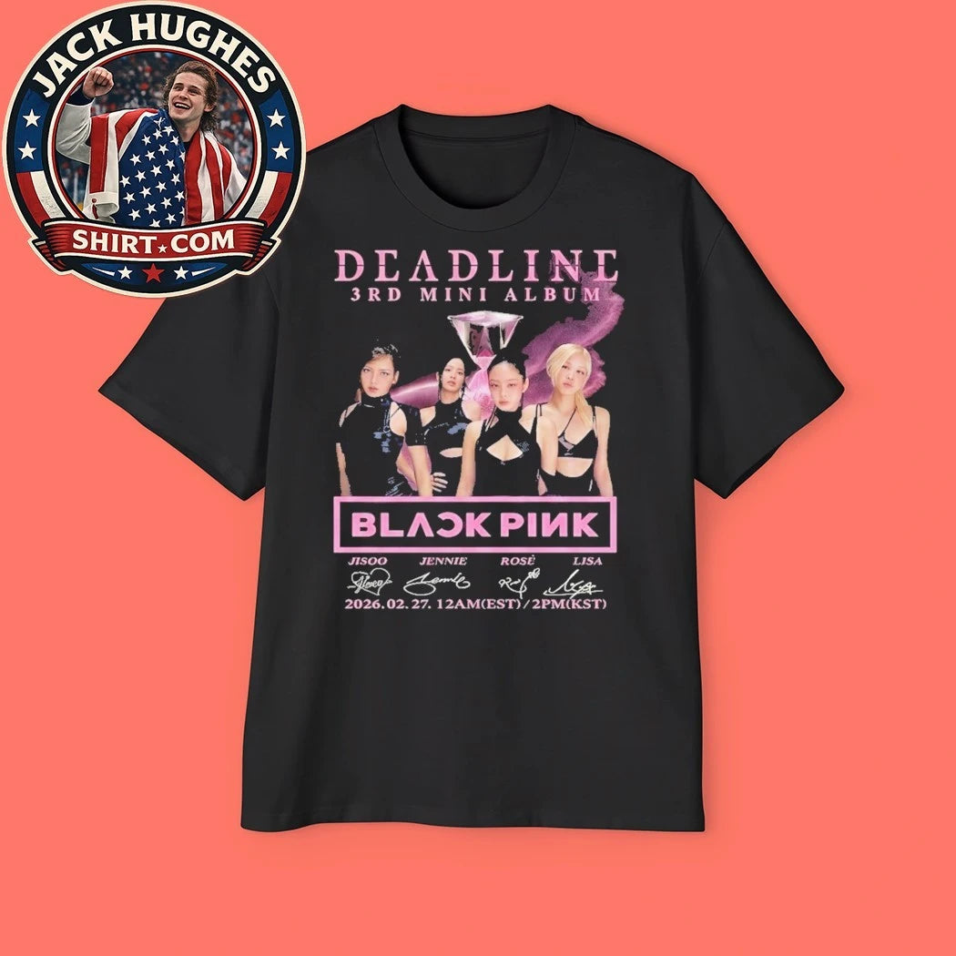 BLACKPINK Deadline 3rd Mini Album Signatures 2026 02 27 T-Shirt