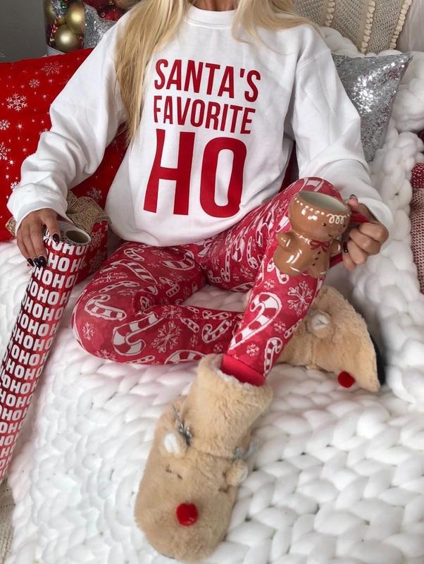 BLOOPER Santa's Favorite Ho Sweatshirt T-Shirts, Hoodie | HypeCrazeTee.com