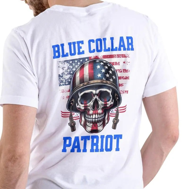 BLUE COLLAR PATRIOT shirt Hoodie, Sweatshirt | HypeCrazeTee.com