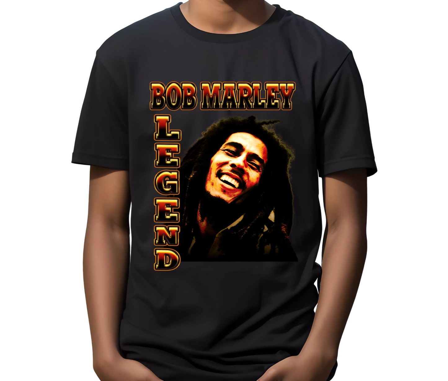 Bob Marley Legend Graphic Tee – Retro 90s Reggae Shirt, Vintage Streetwear T-Shirt, Unisex Music Fan Shirt