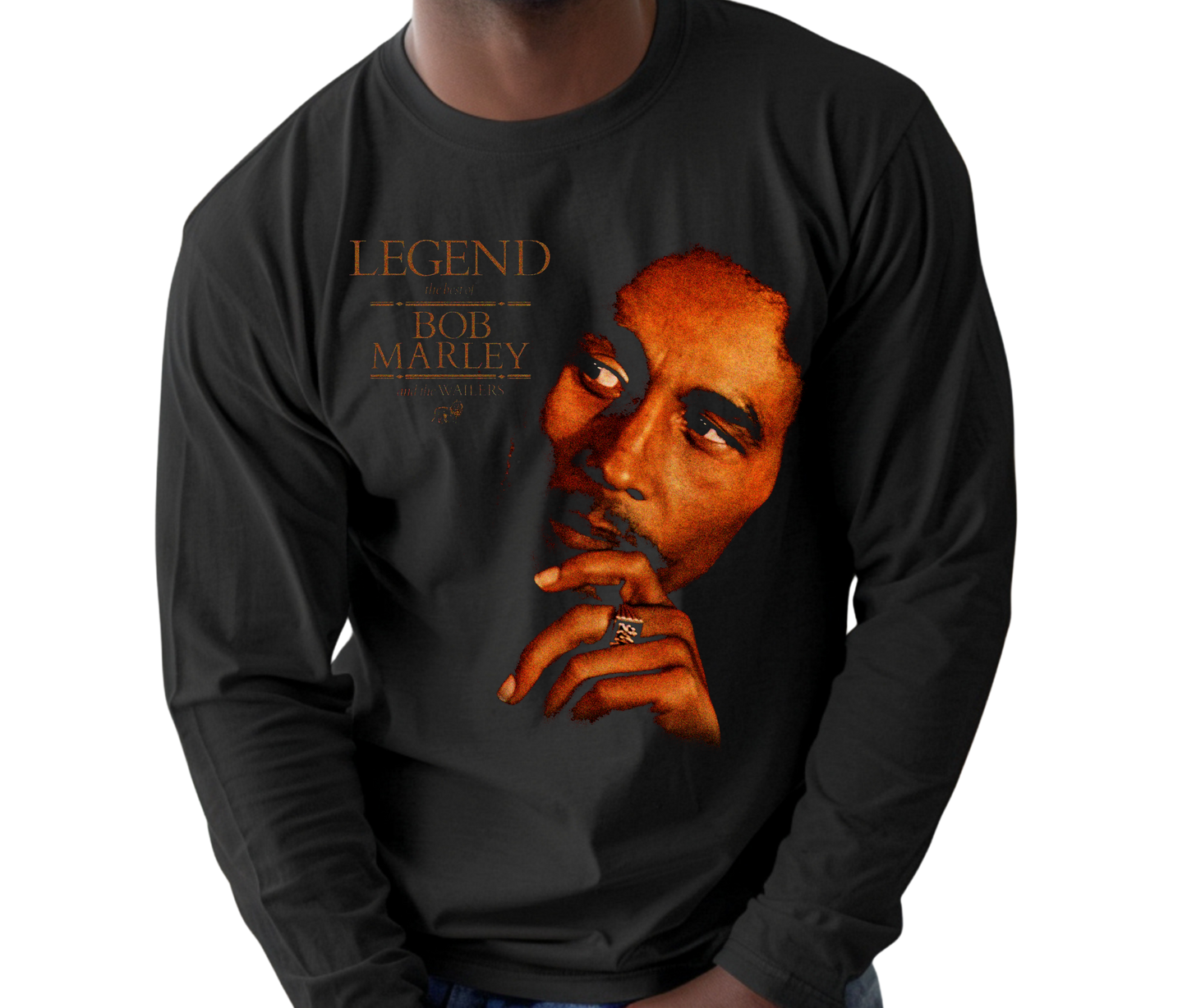 Bob Marley Retro 90s Reggae Long Sleeve T-Shirt – Vintage Streetwear Shirt, Iconic Music Artist Tee