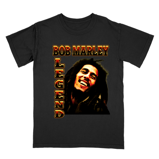 Bob Marley Legend Graphic Tee – Retro 90s Reggae Shirt, Vintage Streetwear T-Shirt, Unisex Music Fan Shirt