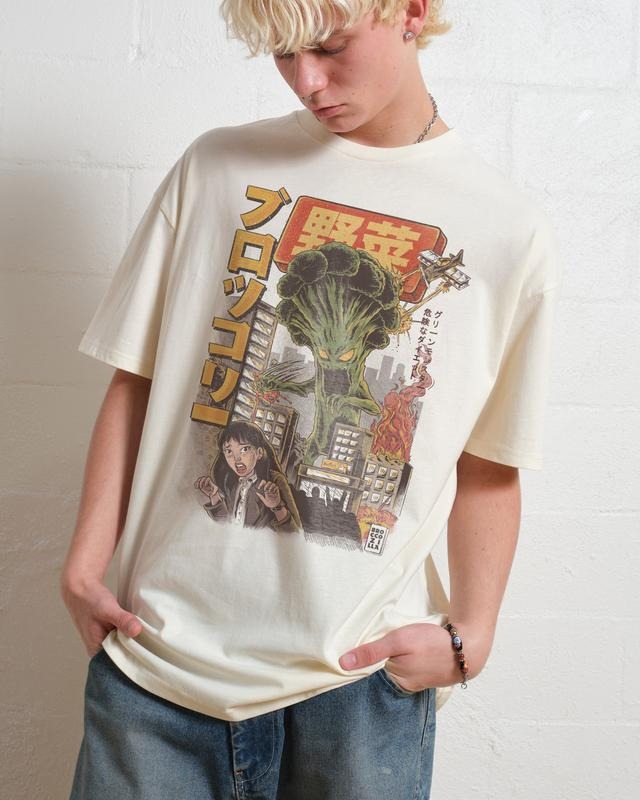 BROCCOZILLA T-SHIRT, Men Summer Fashion Cotton, Cotton Menswear, S to 3XL Soft Top Hoodie, Sweatshirt | HypeCrazeTee.com