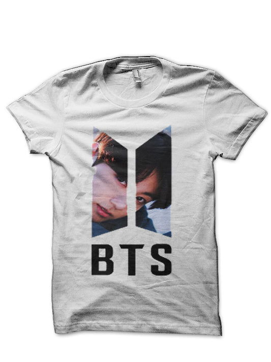 BTS Shirt – KPOP , Hip Hop White T-Shirt