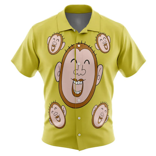 Mob Monkey Shirt Mob Psycho 100 Button Up Hawaiian Shirt
