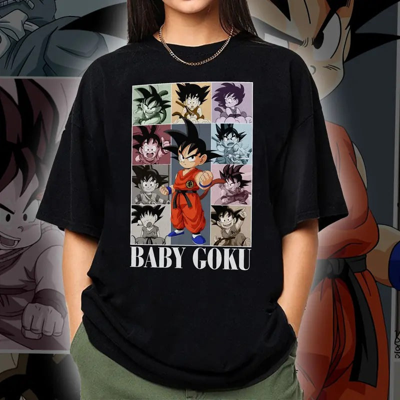 Baby Goku Eras Tour Style Shirt, Anime TShirt Hoodie, Sweatshirt | HypeCrazeTee.com