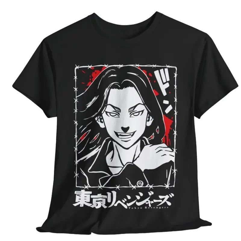 Baji T-Shirt, Anime Shirt, Japanese Anime, Anime Vintage T-Shirt, Anime Lover Shirt Hoodie, Sweatshirt | HypeCrazeTee.com