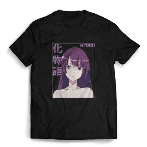 Bakemonogatari Hitagi Senjougahara Anime Mens T-Shirt Tee