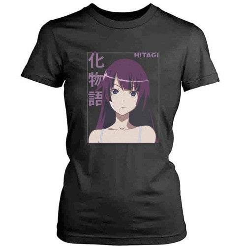 Bakemonogatari Hitagi Senjougahara Anime Womens T-Shirt Tee