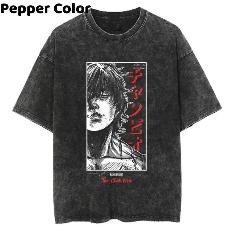 Baki Shirt, Strongest Man Alive Shirt, Anime Shirt, Manga Shirt, Baki Hanma Shirt Menswear Top Menswear Top Underwear...
