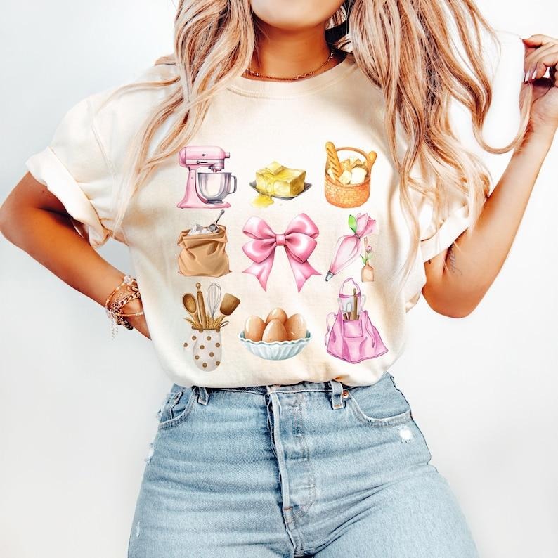 Baking Coquette, Baker, Baking Lover, Gift for Baker Tshirt Hoodie, Sweatshirt | HypeCrazeTee.com