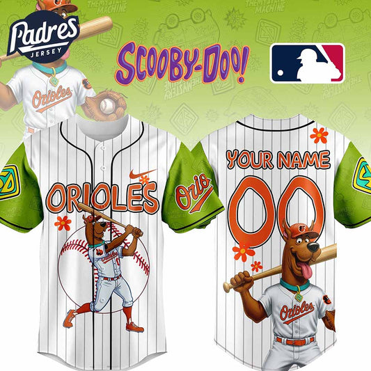 Baltimore Orioles x MLB Scooby Doo Baseball Jersey Outfit - Padres Jersey Oasis: Elevate Your Baseball Style Game