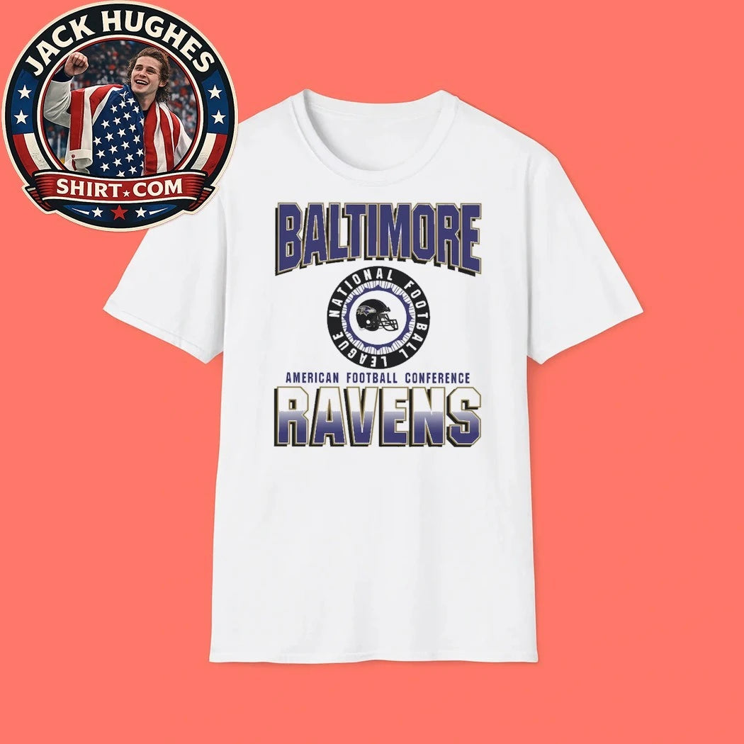 Baltimore Ravens Gameday Couture American Football Conference Logo T-Shirt