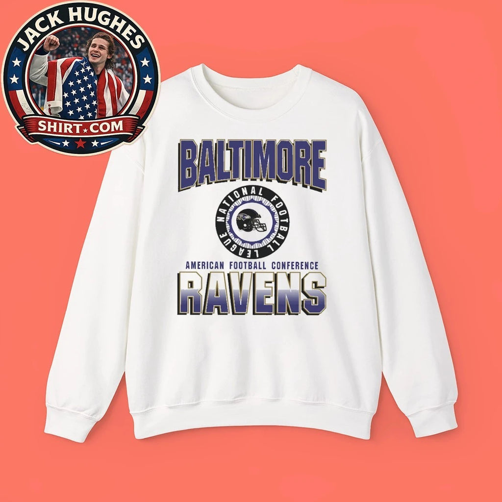 Baltimore Ravens Gameday Couture American Football Conference Logo T-Shirt