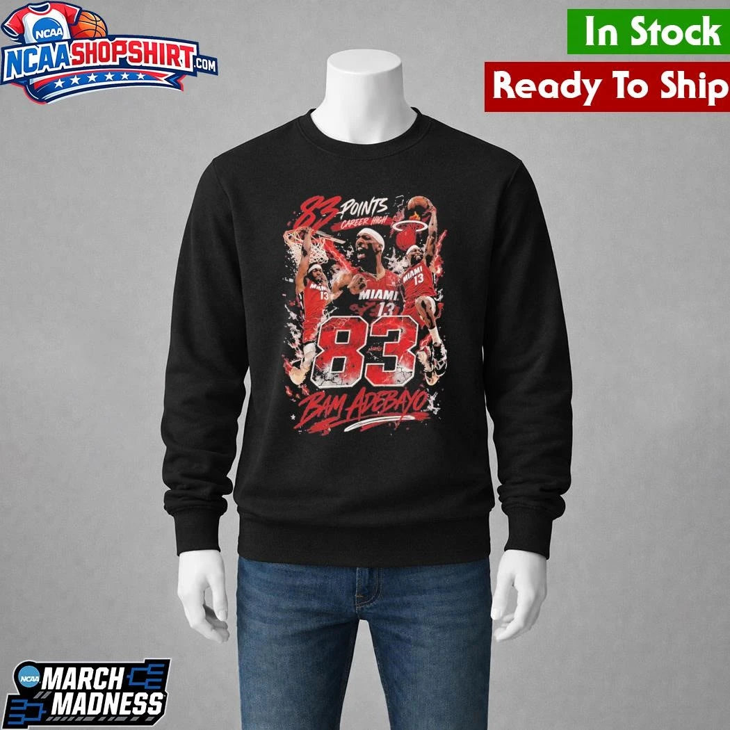 Bam Adebayo 83 Points Career High Shirt