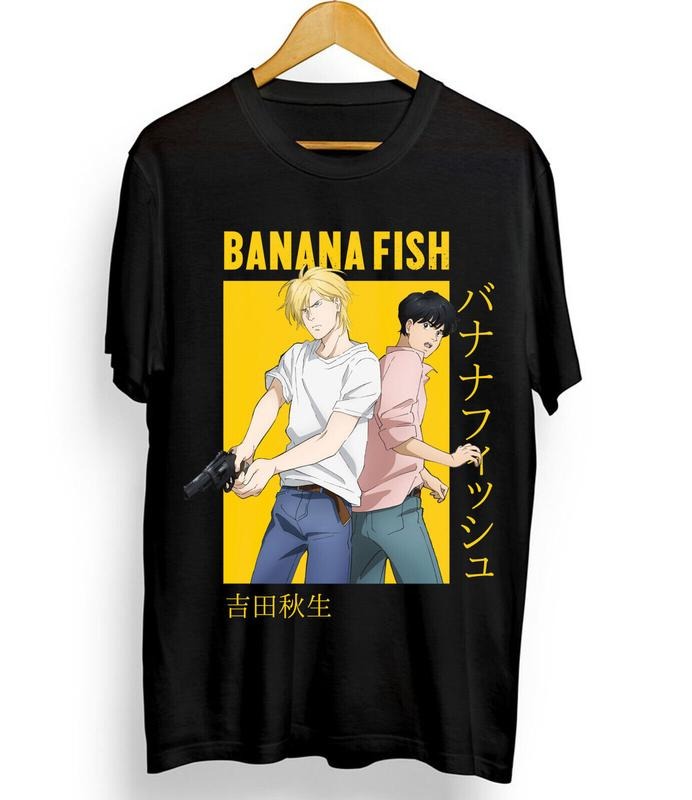 Banana Fish Ash Lynx Eiji Okumura Card Anime New Unisex T-Shirt S-4XL Hoodie, Sweatshirt | HypeCrazeTee.com