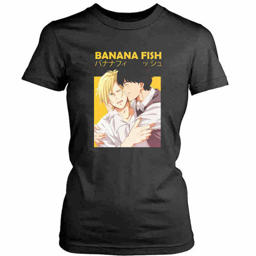 Banana Fish Eiji Okumura Ash Lynx Anime Womens T-Shirt Tee