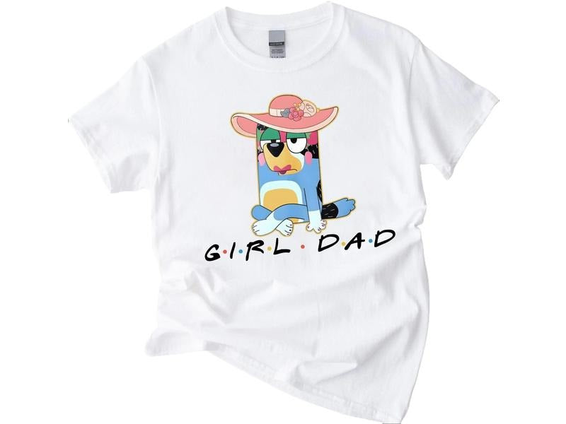 Bandit Girl Dad Shirt Bluey Shirt,  Bingo Shirt, Bluey and Bingo, Fathers day shirt, Bingo Heeler, Gift Shirt, Bluey Gift...